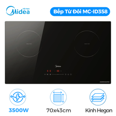 Bếp điện từ đôi Midea MC-ID358