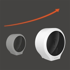 Hộp đựng giấy vệ sinh công nghiệp interhasa:HSD- E1008 Đen