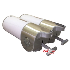 Hộp đựng nước rửa tay treo tường inox đôi 7102