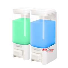 Hộp đựng nước rửa tay gắn tường nhựa đôi 7104