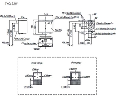 Máy sấy tay Toto TYC122W