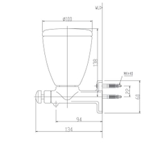 Hộp đựng xà phòng nước gắn tường Inax KFV-24AY