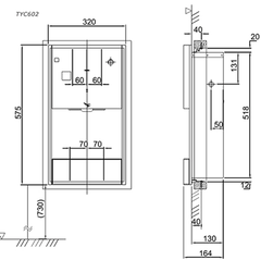 Máy sấy tay cảm ứng âm tường TOTO TYC602