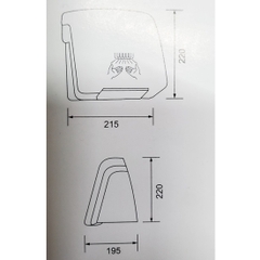 Máy sấy tay tự động Gorlde B830