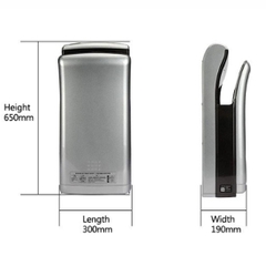 Máy sấy tay Miken Cao Cấp MST-A1688GR (có đèn Led)