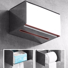 Hộp đựng giấy vệ sinh Miken MK-1054WM Inox 304 xước mờ