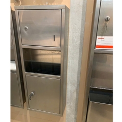Hộp đựng giấy vệ sinh Atmor TD-8333S Inox treo tường