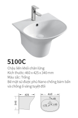 Chậu liền chân safevn :SF 5600C