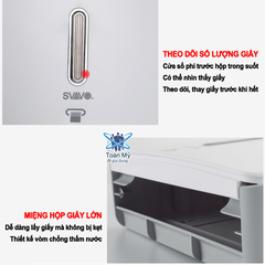 Hộp đựng giấy lau tay treo tường nhà vệ sinh SF-942