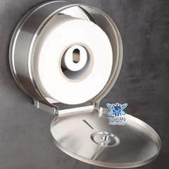 Hộp đựng giấy vệ sinh cuộn lớn INOX 304 QM-118