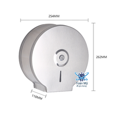Hộp đựng giấy vệ sinh cuộn lớn INOX 304 QM-118