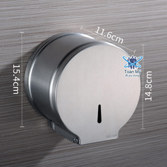 Hộp đựng giấy vệ sinh cuộn nhỏ INOX 304 QM-120