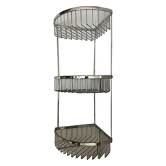 Kệ nhà tắm góc inox 3 tầng