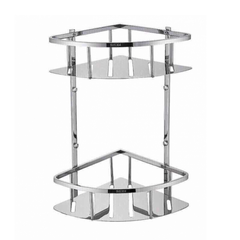 Kệ nhà tắm inox 2 tầng inox 304 bóng