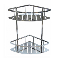 Kệ nhà tắm inox 2 tầng inox 304 mờ