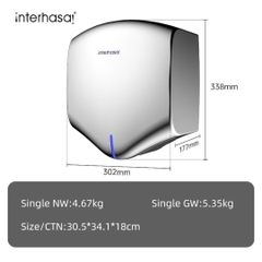 Máy sấy tay tự động interhasa-HSD-A 3891