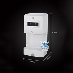 Máy sấy tay tự động cảm ứng giá rẻ SAFEVN SF-6 - 800W, khay đựng nước, sấy nóng, lạnh