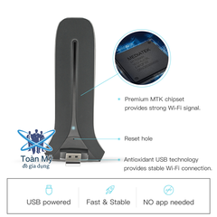 Bộ kích sóng wifi USB mini 300Mbps