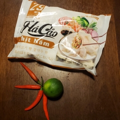 Há cảo nhân nấm , thịt