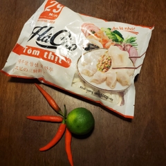 Há cảo nhân rau, thịt