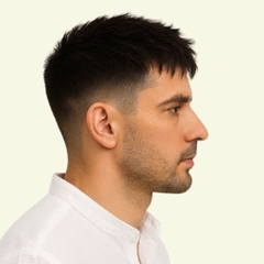 Tóc Giả Nam Che Hói - Kiểu Mohican Bằng Tóc Thật | Wina