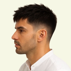 Tóc Giả Nam Che Hói - Kiểu Mohican Bằng Tóc Thật | Wina