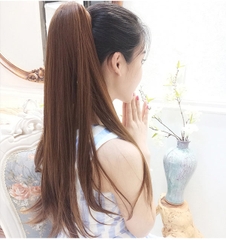 Tóc Cột Quặm Tóc Thật 60cm TCT-03 | Shop Tóc Giả Wina Wigs