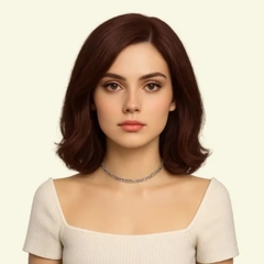 Tóc Giả Nữ Nguyên Đầu - Hai Mái Ngôi 7/3 Xoăn Ngang Vai | Wina