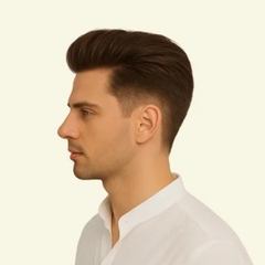 Tóc Giả Nam Che Hói - Kiểu Pompadour Bằng Tóc Thật | Wina