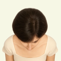 Tóc Giả Nữ Nguyên Đầu - Trung Niên Kiểu Tém Ngắn Xoăn Ngang Vai Mái Xéo | Wina