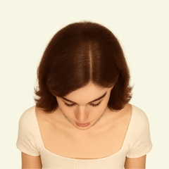 Tóc Giả Nữ Nguyên Đầu - Hai Mái Ngôi 7/3 Xoăn Ngang Vai | Wina