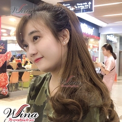 Tóc Cột Xoăn Đuôi 58cm Tơ Nhân Tạo D15L
