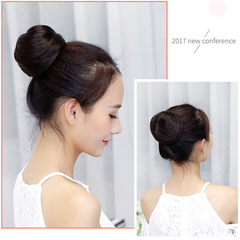 Tóc Búi Củ Tỏi Tròn Dây Cột Rút