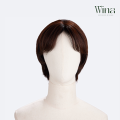 Tóc Giả Nữ Nguyên Đầu - Kiểu Tém Bob Hai Mái Ngôi Giữa Siêu Da 3D | Wina