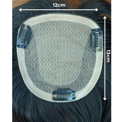 Tóc Giả Che Hói Đỉnh Đầu Nữ - Hai Mái Siêu Da 4D 12x13 Nhiều Độ Dài | Wina