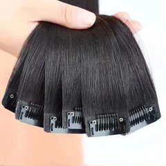 Tóc Giả Kẹp Đơn 1 Phím Rời 100% Tóc Thật