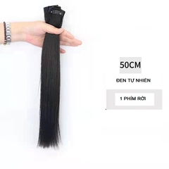 Tóc Kẹp 1 Phím 1 Kẹp Bằng Tóc Thật Ngang 3cm 60cm TKN-017 | Tóc Giả Wina