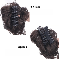 Búi Tóc Giả Ngoặm Xoăn Kiểu Cô Dâu WINA Sợi Nhân Tạo BNX-1