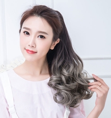 Tóc Giả Cột Ngoạm Xoăn Đuôi Omber Dài 60cm TCN - 6 | Tóc Giả Wina