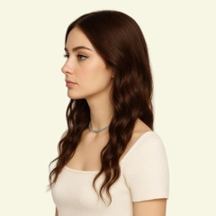 Tóc Giả Che Hói Đỉnh Đầu Nữ - Hai Mái Siêu Da 4D Uốn Xoăn Dài 50cm | Wina Wigs
