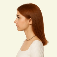 Tóc Giả Che Hói Đỉnh Đầu Nữ - Hai Mái Siêu Da 4D Dài 35cm | Wina