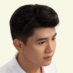 Tóc Giả Nam Che Phủ Đỉnh - Basic Cổ Điển Nâu Đen Siêu Da 3D