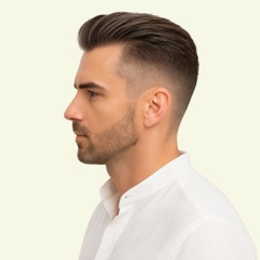 Tóc Giả Nam Che Hói - Kiểu Undercut Châu Âu Bằng Tóc Thật | Wina