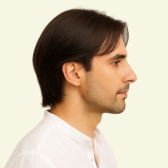 Tóc Giả Nam Nguyên Đầu - Kiểu Side Part Hàn Quốc Bằng Tóc Thật | Wina