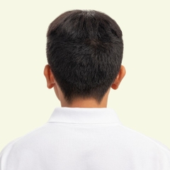 Tóc Giả Nam Che Phủ Đỉnh - Mohican Nâu Đen Siêu Da 3D