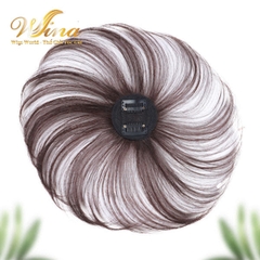 Mái Thưa Phủ Đỉnh 3D Xoáy Bằng Tóc Thật 30cm