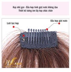 Mái Thưa Giả Tóc Thật Không Pát MTT-04