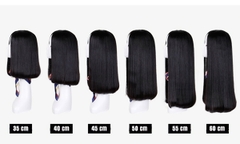 Tóc Thật Siêu Da Nguyên Đầu Hai Mái Dài 60cm TGT-006
