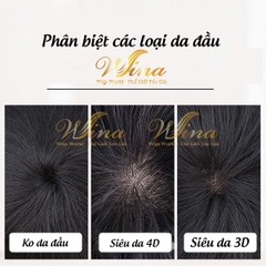 Tóc Giả Nguyên Đầu Trung Niên Bằng Tóc Thật | Wina Wigs