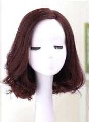 Tóc Giả Nữ Nguyên Đầu - Hai Mái Ngôi 7/3 Xoăn Ngang Vai | Wina